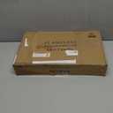 kakoya Flickering Flameless Candles Battery Operated with Remote and 2/4/6/8 H Timer Acrylic Led Pillar Candles Pack of 9 (appr D2.3"xH5.5"6.5"7.5")with Realistic 3D Wick Candles for Home Decor(White)