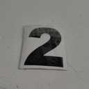 2 Sets Vinyl Numbers Stickers Self-Adhesive Window Numbers Stickers Die Cut Waterproof Mailbox Number Decals with Scraper for Mailbox Window Car Door Truck House Indoor Outdoor (Black,6 Inch)