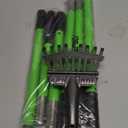 MXF Pooper Scooper, Dog Pooper Scooper Long Handle Stainless Metal Tray and Rake Set for Medium Small Dogs Heavy Duty - Use on Grass, Dirt or Gravel - Pet Supplies (Green)