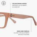 LOOK OPTIC Cosmo Reader-Lightweight Full Magnification Reading Glasses with Scratch-Resistant Anti-Reflective Lenses