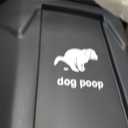 Dog Poop Trash Can Outside, 20L/5Gallon Pedal and Removable Inner Waste Bin, Outdoor Dog Poop Trash Can with 100 Bags, Pet Waste Container for Garden, Black