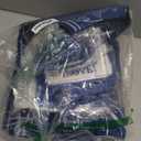 10 Pcs Farmhouse Kitchen Decor Set 4 Navy Blue Kitchen Dish Towels 2 Blue and White Pot Holders 2 Oven Mitts 2 Rustic Rugs Mats for Floor for Home Decorations Cooking Baking Mom Gifts Accessories