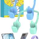 Stocking Stuffers for Teens Boys Men Adults for Kids Tablet Stand Thumbs Up Lazy Cell Phone Stand Holder for Desk Funny Gift for Women Girls Husband Wief Ideas Birthday Gadgets