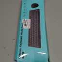 Wireless Keyboard and Mouse Combo for Windows, 2.4G Full-Sized External Cordless Computer Keyboard Mouse Combo for Laptop PC Desktop Chrome Mac, Number Pad 1600 DPI Silent Mouse USB Receiver (Black)