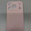 Shockproof Case for iPhone 17 Pro Max Liquid Silicone Phone Case, Full Body Camera Lens Protective Phone Cover, Anti-Scratch Soft Microfiber Lining Slim Thin Skinny iPhone 17 Pro Max Case - Pink