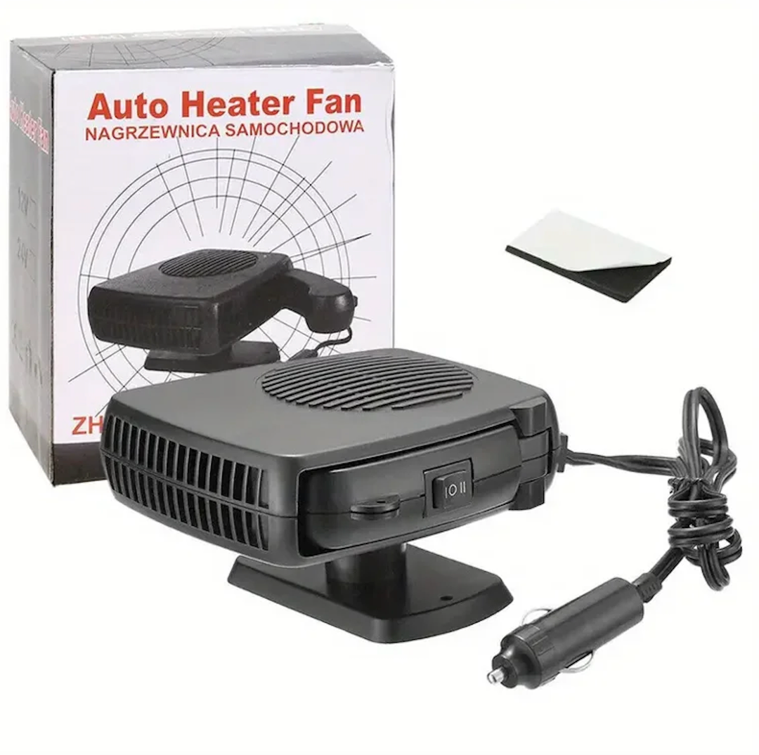 200W 12V Portable Car Heater Defroster - Fast Warm-Up, Defog, Demist for Cars, Trucks, SUVs