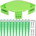 Eyoloty AC41RL3 Blades Head & 27Ft 0.065" Replacement Line Spool Compatible with Homelite UT41120 UT41112 UT41121 UT41113 UT41122 UT41112B Electric String Trimmer WeedEater,with Trimmer Part (24-Pack)