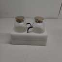 Glass Pitcher with Lid, 2 PACK 84 oz/2.5L Liter Vintage Water Pitcher, Clear Borosilicate Glass Water Carafe for Cold Brew, Coffee, Lemonade, Iced Tea,Beverage, Heat Resistant