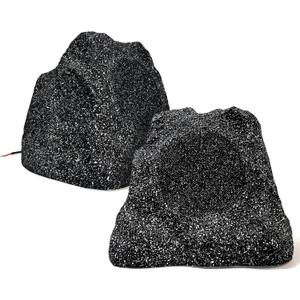 STUDIOFINIX Outdoor Rock Speakers Waterproof, 600 Watt 8 Inch Superior Timbre IPX7 Weatherproof Design for Garden,Patio,Pool,Deck,BBQ (Pair)