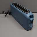 bella 2 Slice Slim Toaster, Fits-anywhere Kitchenware, 6 Setting Shade Control with Reheat & Cancel Buttons, Fits Sourdough, 10 Long Slot, Anti Jam & Auto Shutoff, 900 Watt, Surf