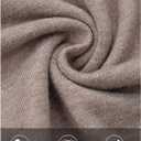 MEROKEETY Women's 2025 Fall Long Sleeve Sweater V Neck Winter Tops Casual Lightweight Knit Pullover Shirts (Brown, M)