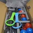 Baby Playpen 50 x 50 Inch Play Pen Playards, Playpen for Babies and Toddlers, Baby Playard for Indoor & Outdoor Active Center Game Fence, with Skin-Friendly Fabric and Soft Breathable Mesh Grey