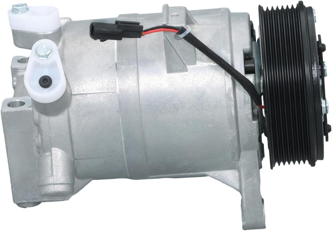 WFLNHB AC Compressor and A/C Clutch, A/C Ports 7 Grooves Replacement for Nissan Maxima 3.5L 2009-2014 Replacement for Murano 3.5L 2009-2014 CO 11319C