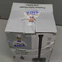 MR.SIGA Toilet Plunger with Holder, Heavy Duty Toilet Plunger and Holder Combo for Bathroom Cleaning, Black