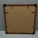 Wood 16x16 Picture Frame with 12x12 Mat Deep Brown, Display 12x12 with Mat or 16x16 without Mat, Wood 16 by 16 Photo Frame, 16 x 16 Frame for Wall Hanging Display, Deep Brown