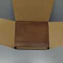 Ourmed Life Walnut Wooden Face Towel Holder Box, Moisture-Resistant Storage Organizer for Bathroom, Includes 50 Ct Disposable Facial Towelettes, 12''x10'' Biodegradable Clean Cloths for Sensitive Skin