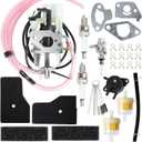 EU2000I Carburetor Tune Up Kits Fits for Honda EU 2000i EB2000I EB2000IT1 EU2000IT1 EU2000IK1 Generator Parts, Carb Replaces 16100-Z0D-D01 16100-Z0D-D03 with Fuel Pump Air Filter Spark Plug