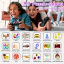 Kids Smart Watch Girls Gifts for Age 5-12, 39 Puzzle Games HD Touch Screen Watches with Video Camera Music Player Pedometer Flashlight 12/24 hr Birthday Gift 6 7 8 Year Old Girls