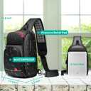 Eurcool Mens Shoulder Bag Sling Bag Crossbody Backpack Shoulder Casual Daypack Rucksack for Men