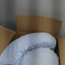 Pregnancy Pillows for Sleeping, 45.3 Inch Pregnancy Massage Pillow Full Body Pillow with Removable Cover  Support for Back, Legs, Belly, HIPS for Pregnant Women(Light Blue)