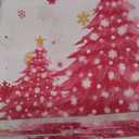 CAROMIO 60x120 Inch Pink Christmas Table Linen, Formal Holiday Dinner Tablecloth, Fits Extended Dining Tables (Seats 10-12), Machine Washable