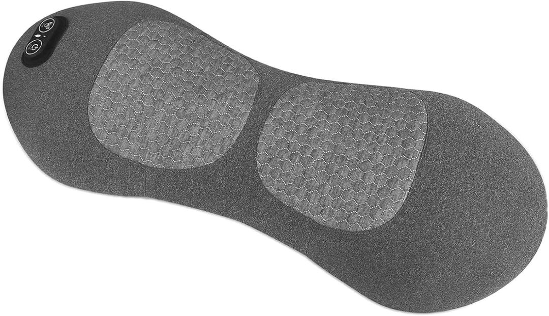3in1 Electric Lumbar Support Pillow with Heat & Massage, Ergonomic Memory Foam Lower Back Massager for Pain Relief Deep Tissue, Smart Air Lift Technology, Ideal for Car/Bed/Sleeping/Office Chair