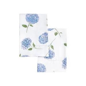 Blue Floral Throw Pillow Covers, Cottagecore Room Decor, Blue Flower Botanical Decorative Pillowcases Cushion Cases for Home Living Room Bedroom Decor, 18x18 Pillow Covers Set of 4