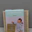 Pearhead Wooden Letter Board, 10 x 10 Inch Felt Message Board with Letters and Numbers for Baby Milestones and Home Dcor