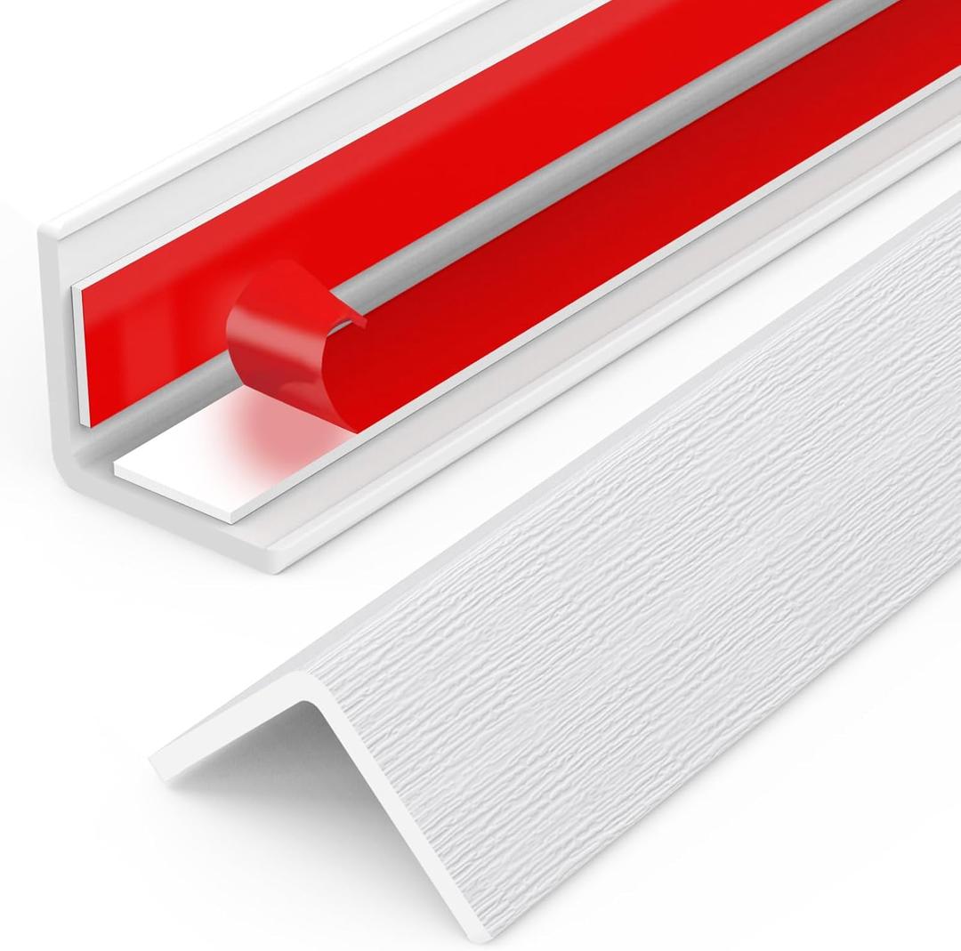 Wall Corner Guard,Self Adhesive Corner Guards for Walls, Wall Corner Protector 1-5/8 Inch Wide X 48 Inch Length.Pet Scratch Protector for Wall.2PCS