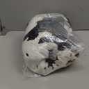 Cow Print Twin Blanket 60x80 Inch - Soft Plush Fleece Throw for Bedroom Living Room, Black & White Animal Print Bedding, Lightweight Cozy Blanket for Adults & Kids