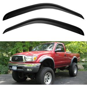 Window Visors Rain Guards for 1995-2004 Toyota Tacoma Regular Cab, Out-Channel Window Vent Wind Deflectors Visors Shades for 95-04 Tacoma Standard/Access Cab, 2PCS