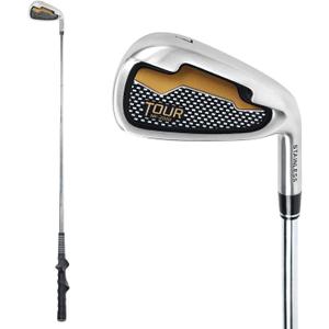 Golf Grip Trainer Golf Club for Adults Golf Swing Trainer, Golf Practice Club & Golf Training Iron | The Perfect First Golf Club for Beginners | Video Lesson Included, Right Hand