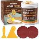 Wadities Natual Wood Filler, Natural Wood Putty, Paintable Stainable Wood Repair Putty, 9.87 Ounce Wood Furniture Repair kit, Quickly Repair Wood Cracks and Holes on Wooden Floor Furniture (Natural)