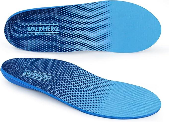 Plantar Fasciitis Feet Insoles Arch Supports Orthotics Inserts Relieve Flat Feet, High Arch (Mens 8-8 1/2 | Womens 10-10 1/2)