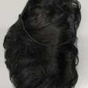 VRZ Pixie Cut Wigs for Black Women Brazilian Curly Pixie Cut Wig Human Hair Glueless Short Layered Wigs With Bangs Natural Black Color No Glue Human Hair Wig for Daily Use (C08#BH Color)