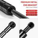 IAQWE 44Inch 40Lbs/178N Gas Struts Shock Spring Lift Support for Tonneau Cover Heavy Duty RV Bed TV Cabinet Murphy Truck Bed Floor Hatch Storage Toolbox Lid Truck Topper Camper Window, 2Pcs