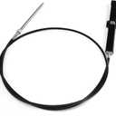 15FT Mechanical Rack & Pinion Steering Cable SSC134XX, Back Mount Rack Single Cable Compatible with Seastar SH5210P, SH5230P, SB39526P, SB39544P, SS14115 SS15115  
