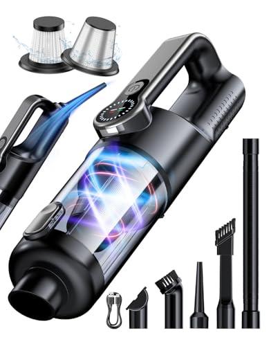 Yedop Cordless Handheld Vacuum Cleaner, 2-in-1 Vacuum & Blower, 36000Pa Suction Brushless Motor, Car Vacuum with LED Light, Lightweight, Portable for Car, Home, Office and Outdoor Use