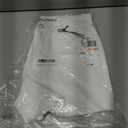 WallFlower Women's Juniors InstaVintage Fearless Curvy High-Rise Stretch Short Shorts (White)