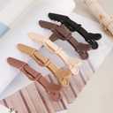 HH&LL Alligator Hair Clips for Styling, Sectioning, Neutral Matte Nonslip Crocodile Clip for Women of Thin Thick Curly Hair 10 Count (Pack of 1)