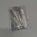 4 Pcs Stainless Steel Folding 180 Degree Lid Support Hinges Lid Stay for Furniture Cabinet Cupboard Door