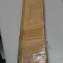 ZOCONE Tension Curtain Rod 51-148 In (4.25-12Ft), Long Outdoor Curtain Rod No Drilling for Patio Window, Adjustable Shower Curtain Rod for Bathroom, Never Rust, Tool-Free, Rod Diameter 1.26 In, Black