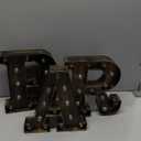 Light Up BAR Sign, LED Vintage Letters Home Decor Name Signs - Illuminated Marquee Letter Sign Lights - Battery Operated - Lighted Accessories & Decorations