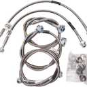 Russell by Edelbrock Russell 695770 Brake Line Kit (S/S 01-06 GM HD Trucks), Stainless Steel