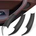 Jaronx Compatible with BMW X3 F25/X4 F26 Door Handle Covers,3PCS Interior Door Pull Handle Covers for BMW X3 F25 2010-2016, X4 F26 2014-2017, Left and Right Side(Black)