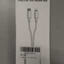 USB-C and Lightning to HDMI Adapter for iPhone to TV 4K@60Hz MFi Certified iPhone to HDMI Adapter with 100W Fast Charging Port for iphone 17/17 Pro Max/Air/16 15 Pro Max/iPad to TV/Projector/Monitor