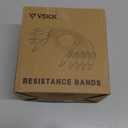 VEICK Resistance Bands, Exercise Bands, Workout Bands, Resistance Bands for Working Out with Handles for Men and Women, Exercising Bands for Fitness Weights Work Out at Home (Colorful)