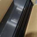 Door Draft Stoppers for Door, 39 Length Weather Stripping Door Seal, Strong Adhesive Door Sweep for Exterior and Interior DoorsBlack