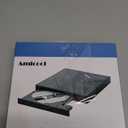 Amicool External DVD Drive USB 3.0 USB C CD Burner CD/ DVD +/ -RW Optical Drive, Slim Portable DVD CD ROM Rewriter Writer Duplicator for Laptop Desktop PC Windows 11/ 10/ 8/ 7 MacBook Mac Linux OS Apple