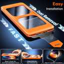 TOCOL for iPhone 16 Pro Max Screen Protector, 9H Hardness Military Grade Shatterproof HD Tempered Glass Full Coverage Easy Installation Case Friendly 2 Pack